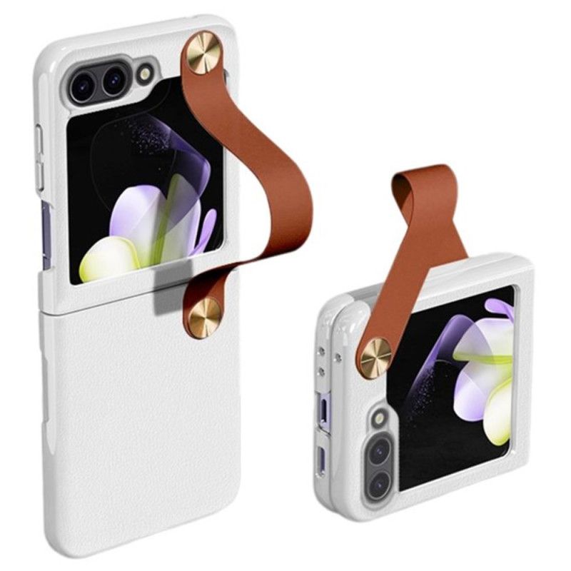 Etui Samsung Galaxy Z Flip 7 Fe Ultracienki Pasek Ze Skóry Gkk