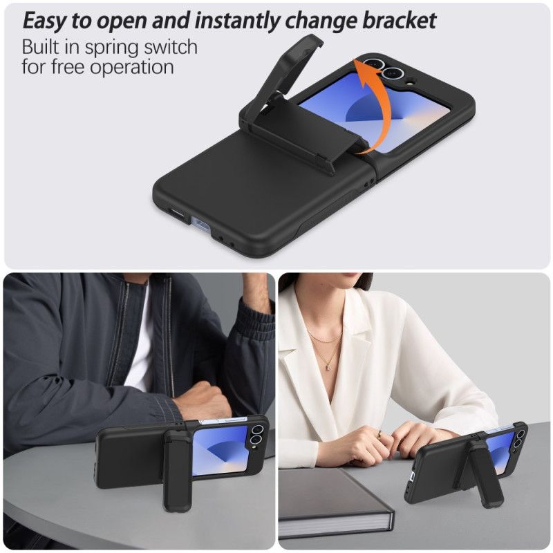 Etui Samsung Galaxy Z Flip 7 Fe Wbudowana Podstawka I Uchwyt Na Karty