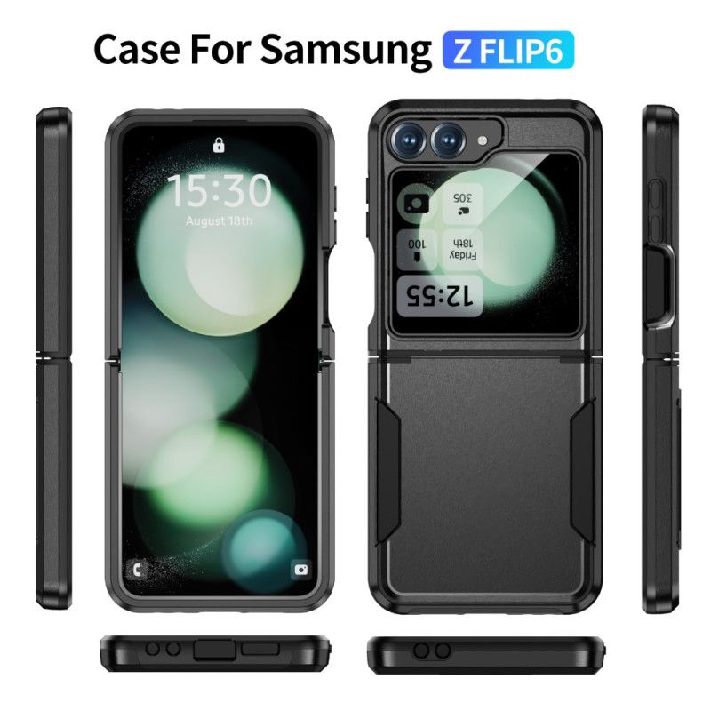 Etui Samsung Galaxy Z Flip 7 Fe Wytrzymały Metalowy Efekt