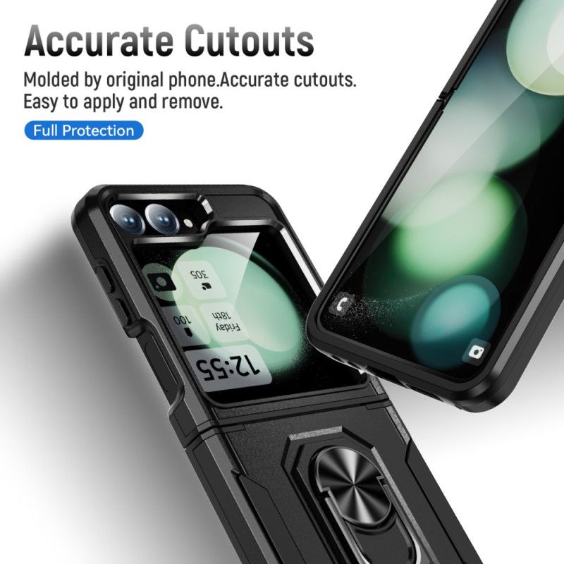 Etui Samsung Galaxy Z Flip 7 Fe Wytrzymały Z Podstawką Pierścieniową Etui Ochronne