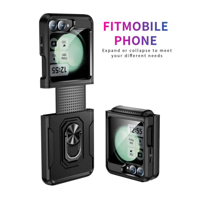 Etui Samsung Galaxy Z Flip 7 Fe Wytrzymały Z Podstawką Pierścieniową Etui Ochronne