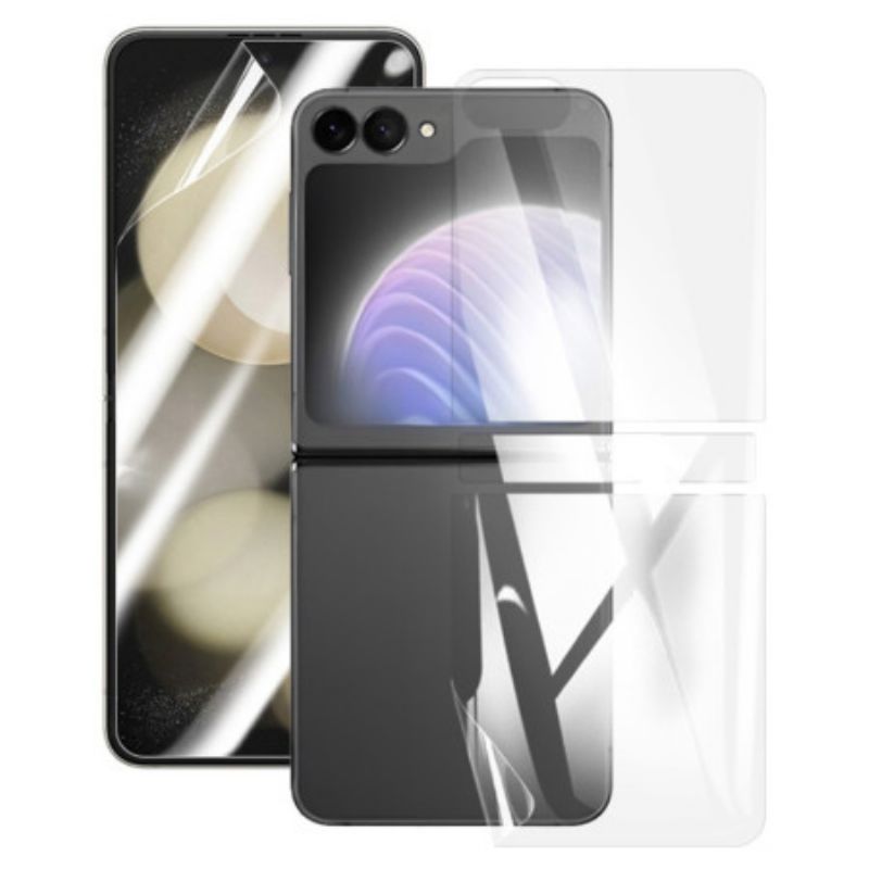 Folie Ochronne Na Przedni I Tylny Ekran Do Samsung Galaxy Z Flip 7 Fe / Z Flip 6