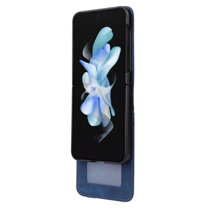 Futerały Samsung Galaxy Z Flip 7 Fe Etui Na Telefon Etui Na Karty Z Efektem Skórzanym