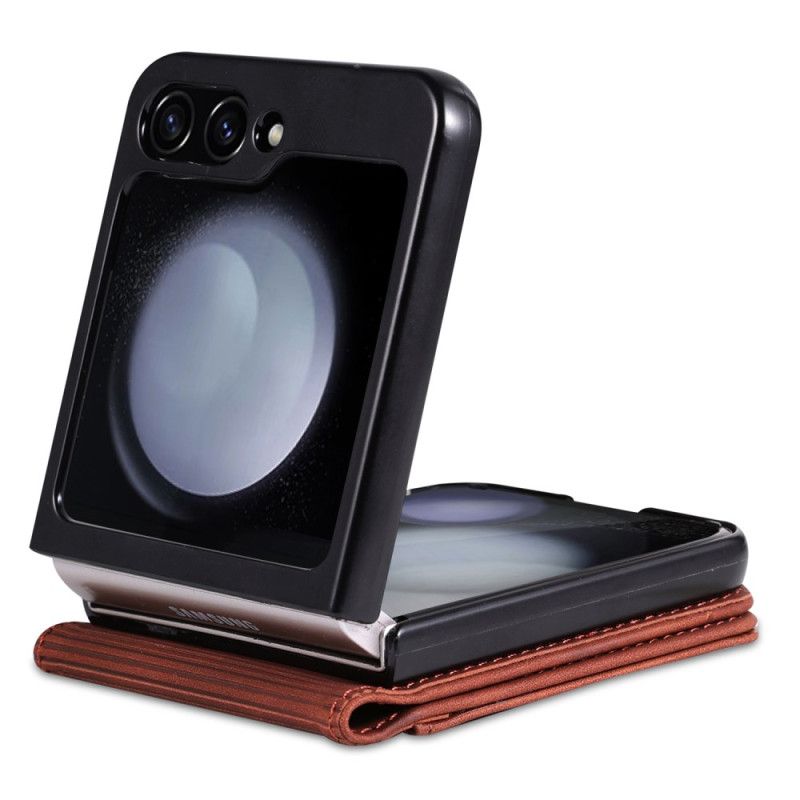 Futerały Samsung Galaxy Z Flip 7 Fe Etui Na Telefon Etui Na Karty Ze Sztucznej Skóry Azns