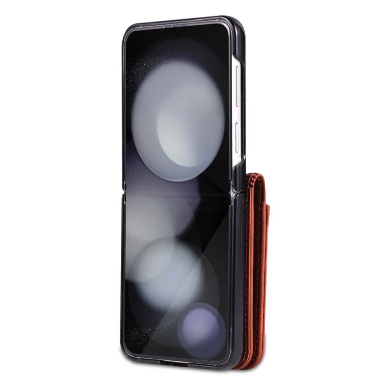 Futerały Samsung Galaxy Z Flip 7 Fe Etui Na Telefon Etui Na Karty Ze Sztucznej Skóry Azns