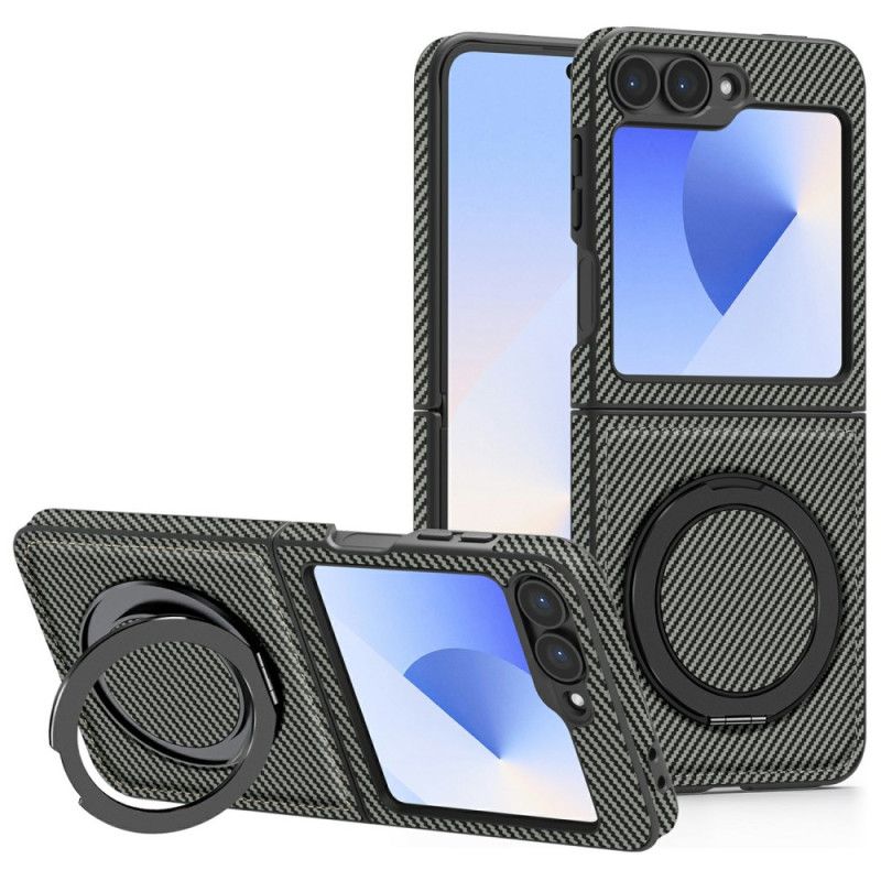 Futerały Samsung Galaxy Z Flip 7 Fe Etui Na Telefon Magnetyczna Z Włókna Węglowego I Podstawką