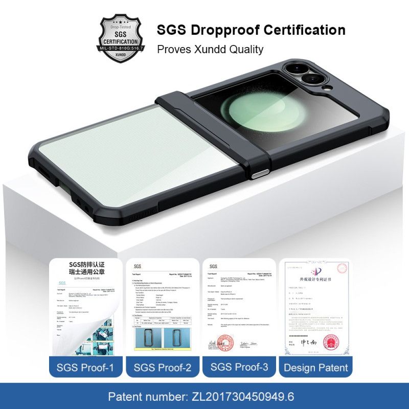 Futerały Samsung Galaxy Z Flip 7 Fe Etui Na Telefon Mała Tylna Folia Ochronna Xundd