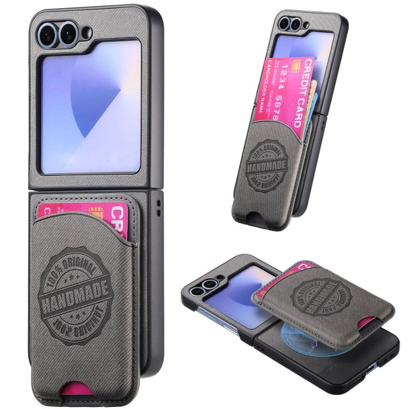 Futerały Samsung Galaxy Z Flip 7 Fe Etui Na Telefon Odłączany Uchwyt Na Karty Z Magsafe Kompatybilny Z Magsafe