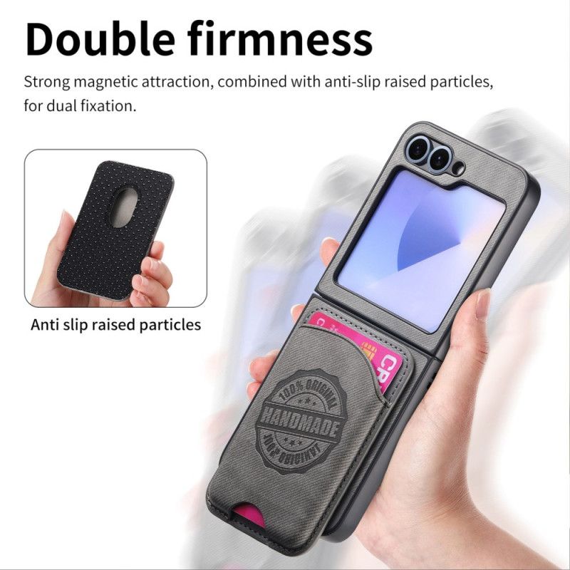 Futerały Samsung Galaxy Z Flip 7 Fe Etui Na Telefon Odłączany Uchwyt Na Karty Z Magsafe Kompatybilny Z Magsafe