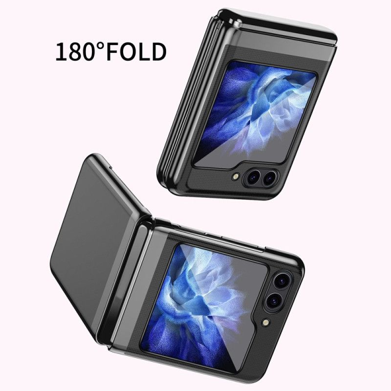 Futerały Samsung Galaxy Z Flip 7 Fe Etui Na Telefon Przezroczysty Wzór I Metaliczny Efekt