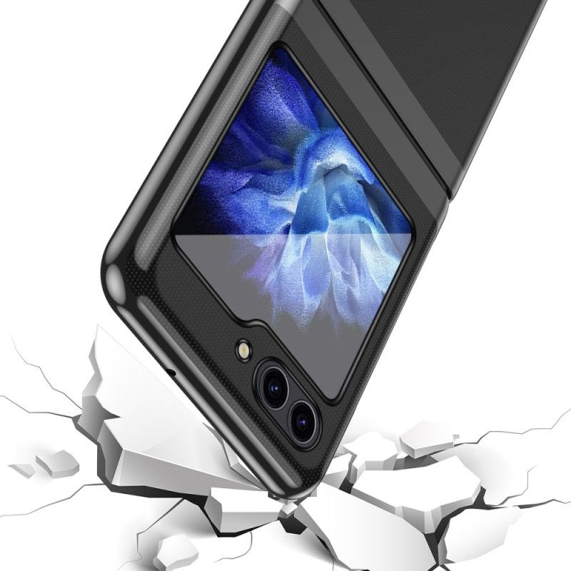 Futerały Samsung Galaxy Z Flip 7 Fe Etui Na Telefon Przezroczysty Wzór I Metaliczny Efekt