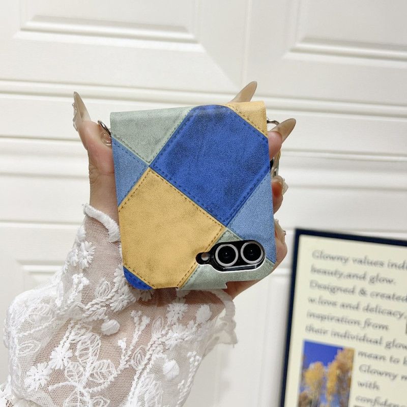 Futerały Samsung Galaxy Z Flip 7 Fe Etui Na Telefon Retro Z Zapięciem W Kształcie Kociej Łapki