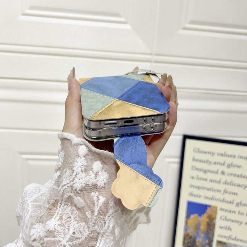 Futerały Samsung Galaxy Z Flip 7 Fe Etui Na Telefon Retro Z Zapięciem W Kształcie Kociej Łapki