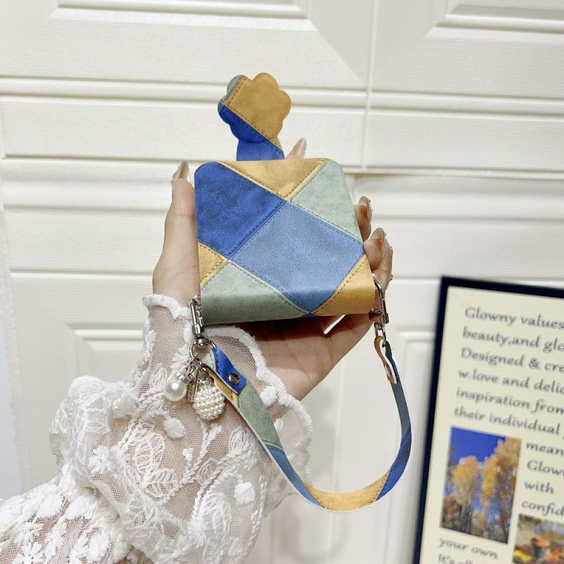 Futerały Samsung Galaxy Z Flip 7 Fe Etui Na Telefon Retro Z Zapięciem W Kształcie Kociej Łapki