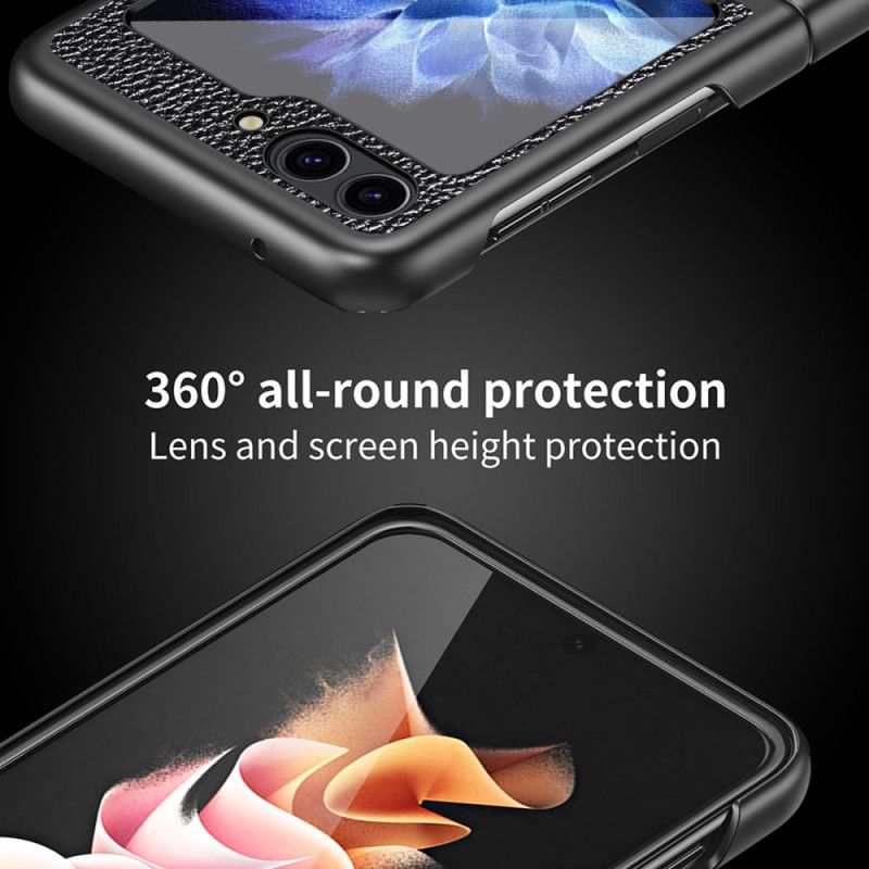 Futerały Samsung Galaxy Z Flip 7 Fe Etui Na Telefon Skóra Syntetyczna Liczi