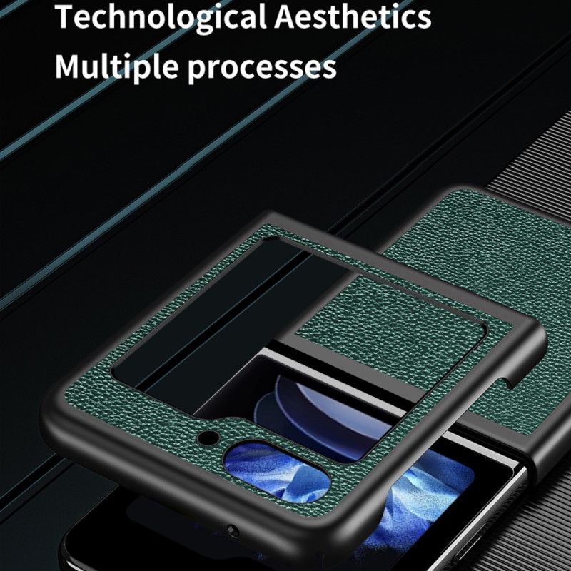 Futerały Samsung Galaxy Z Flip 7 Fe Etui Na Telefon Skóra Syntetyczna Liczi