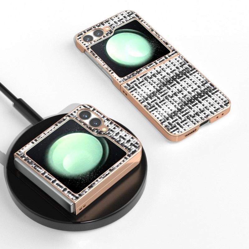 Futerały Samsung Galaxy Z Flip 7 Fe Etui Na Telefon Teksturowana Skóra Syntetyczna