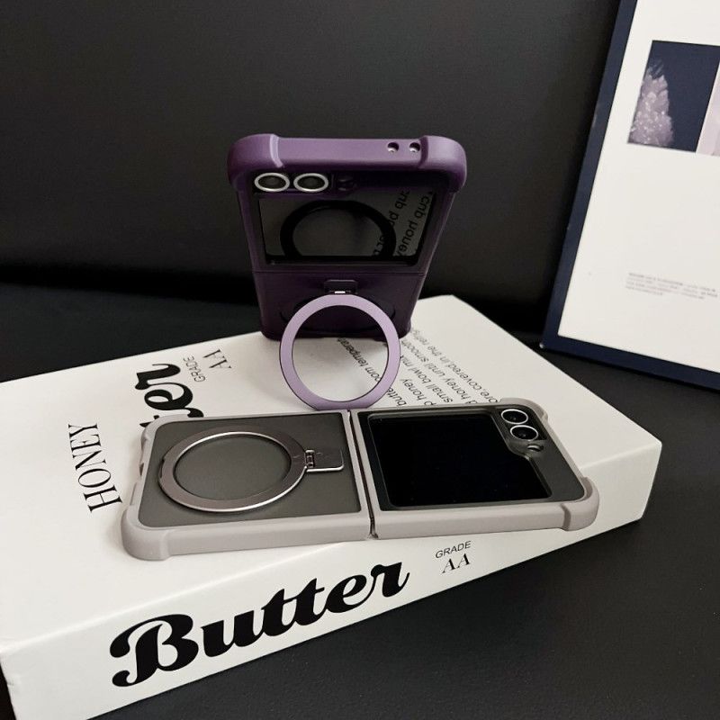 Futerały Samsung Galaxy Z Flip 7 Fe Etui Na Telefon Wbudowany Magnetyczny Stojak