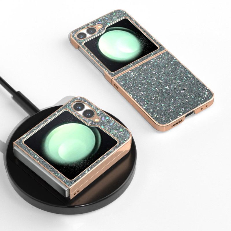 Futerały Samsung Galaxy Z Flip 7 Fe Etui Na Telefon Wzór Z Brokatem