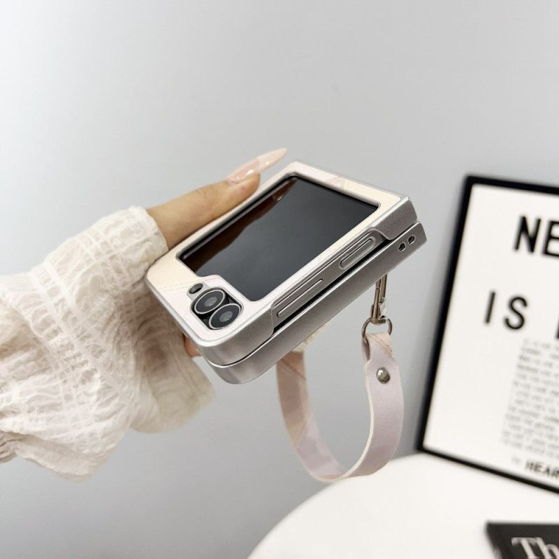 Futerały Samsung Galaxy Z Flip 7 Fe Etui Na Telefon Wzór Diamentowy Z Paskiem