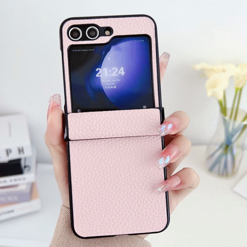 Futerały Samsung Galaxy Z Flip 7 Fe Etui Na Telefon Wzór Liczi