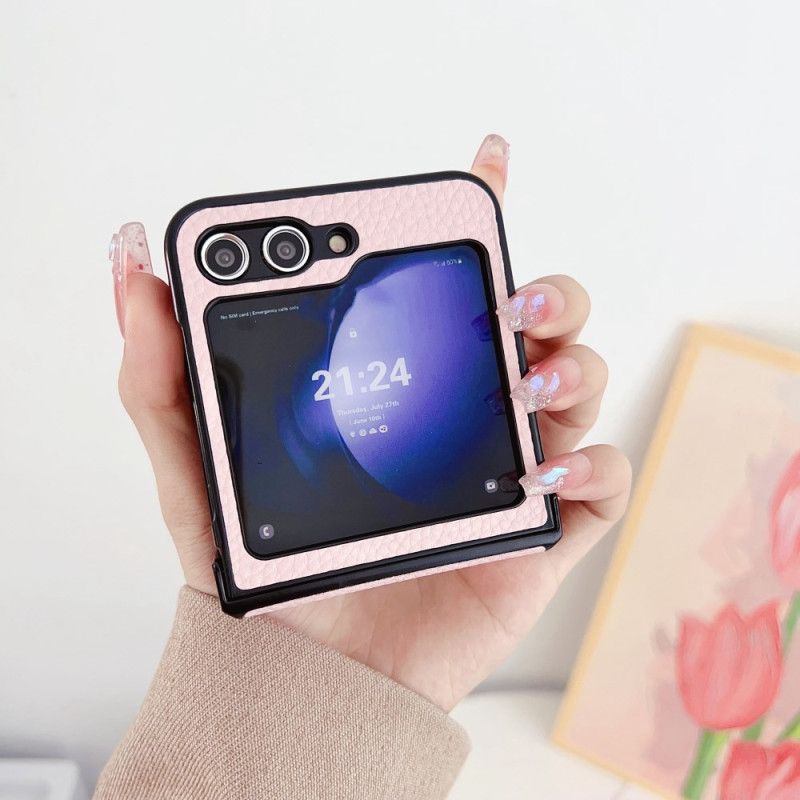 Futerały Samsung Galaxy Z Flip 7 Fe Etui Na Telefon Wzór Liczi