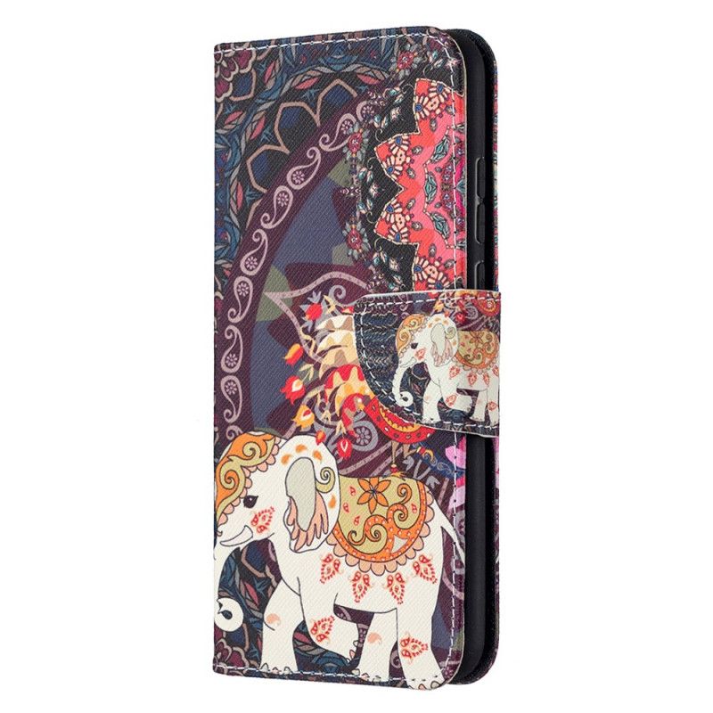 Etui Folio Honor 9X Lite Słoń I Kolorowa Mandala Etui Ochronne