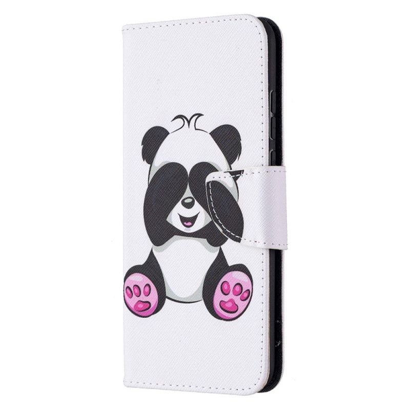 Etui Folio Honor 9X Lite Zabawna Panda Etui Ochronne