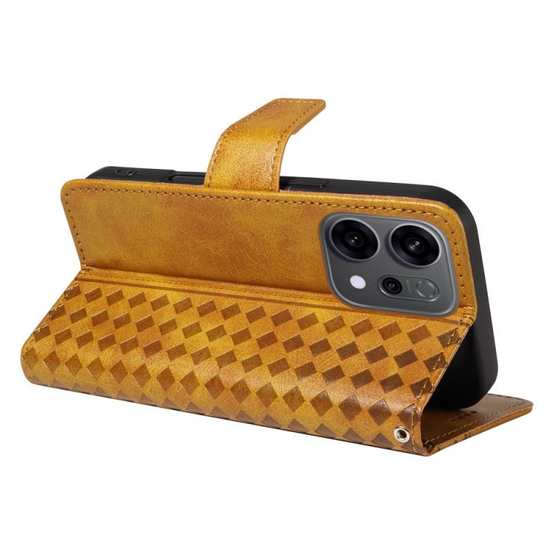 Etui Folio Oppo Reno 14f 5g Diamentowa Obwódka