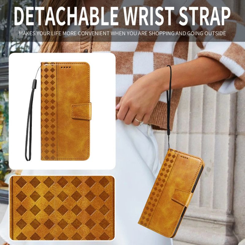 Etui Folio Oppo Reno 14f 5g Diamentowa Obwódka