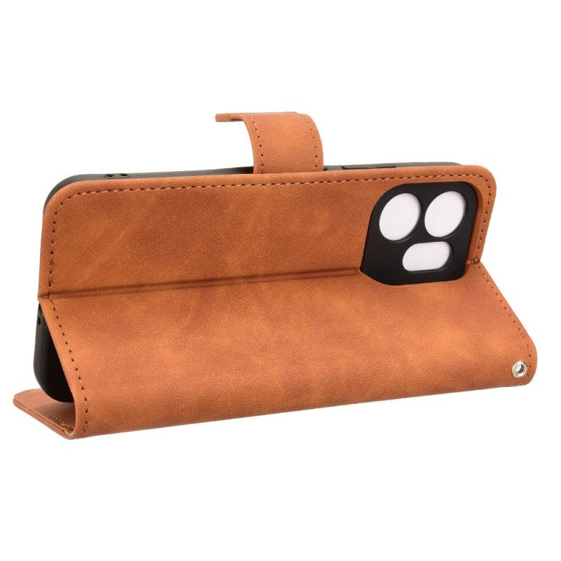 Etui Folio Oppo Reno 14f 5g Efekt Zamszu