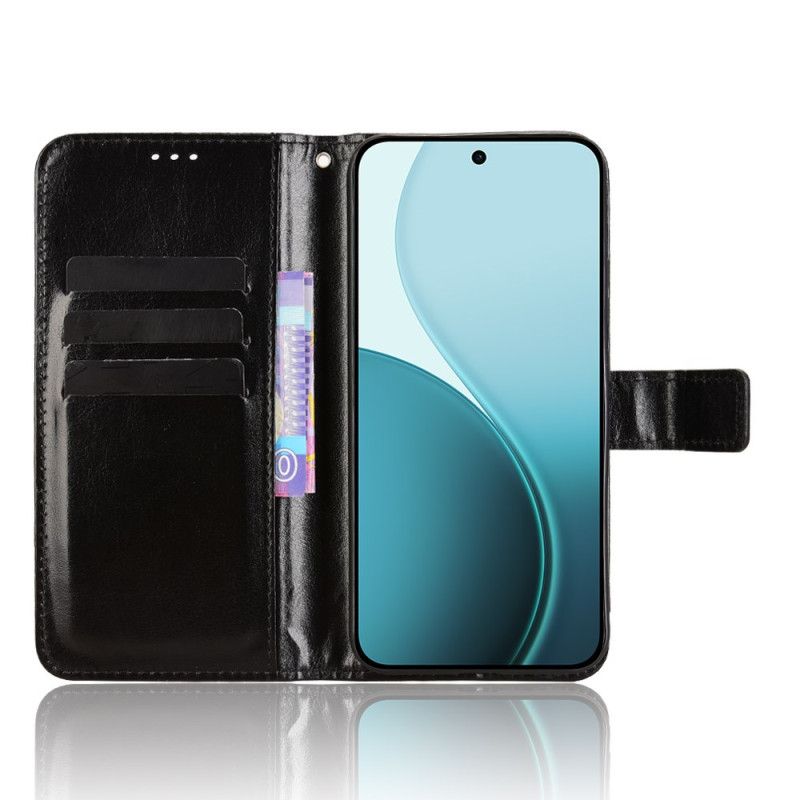 Etui Folio Oppo Reno 14f 5g Jaskrawa Sztuczna Skóra