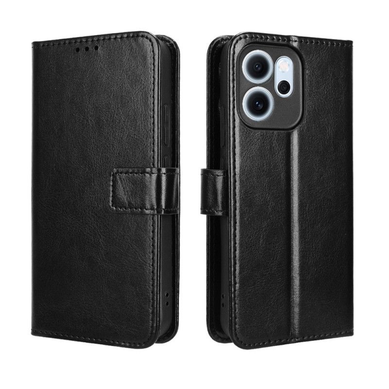 Etui Folio Oppo Reno 14f 5g Jaskrawa Sztuczna Skóra
