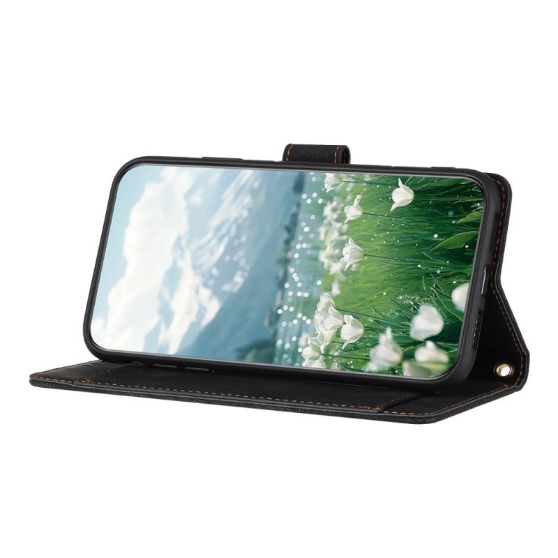 Etui Folio Oppo Reno 14f 5g Kwiatowy Efekt Zamszu