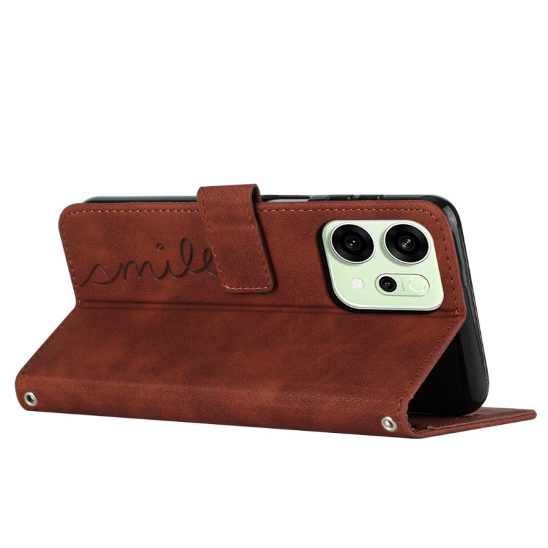 Etui Folio Oppo Reno 14f 5g Uśmiech