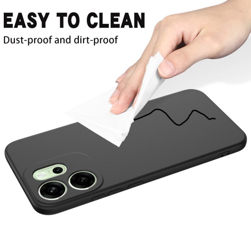 Etui Oppo Reno 14f 5g Płynny Silikon Ze Smyczką Etui Ochronne