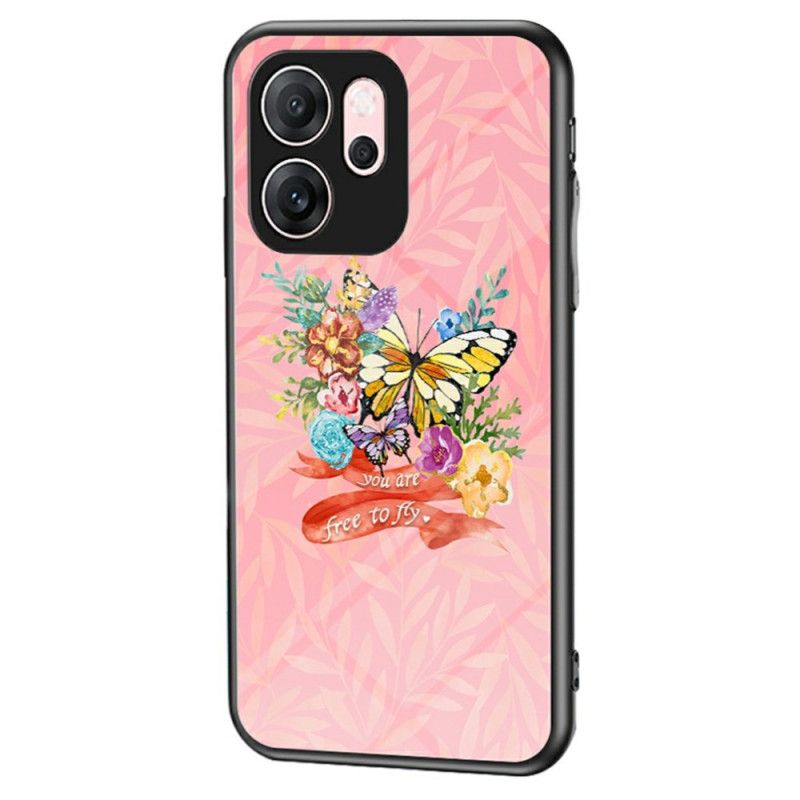 Etui Oppo Reno 14f 5g Szkło Hartowane Motyl