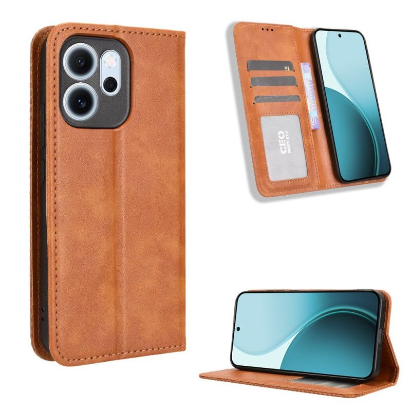 Flip Kotelot Oppo Reno 14f 5g Etui Na Telefon Vintage Border