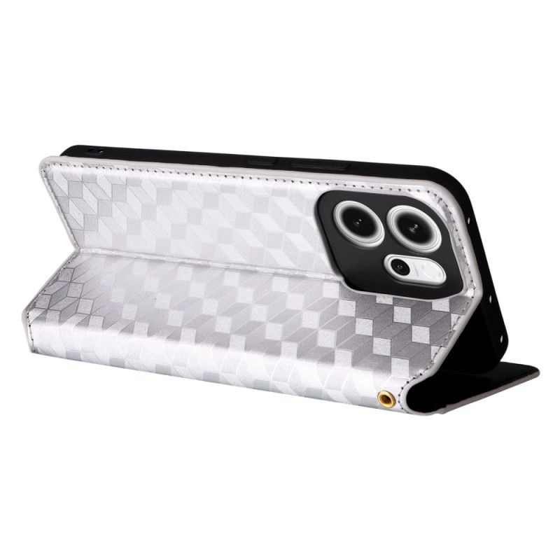 Flip Kotelot Oppo Reno 14f 5g Wzór W Romby