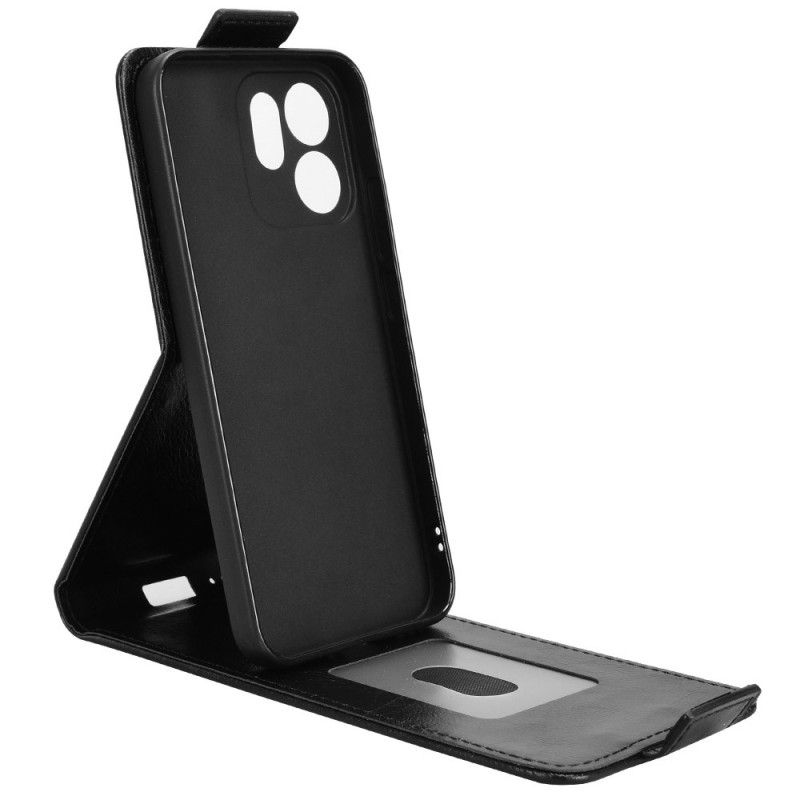 Skórzany Futerał Oppo Reno 14f 5g Etui Na Telefon Pionowe Z Klapką