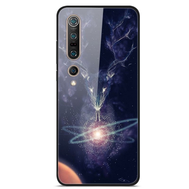 Etui Xiaomi Mi 10 / 10 Pro Hartowane Szkło Z Jeleniem Gwiaździstym