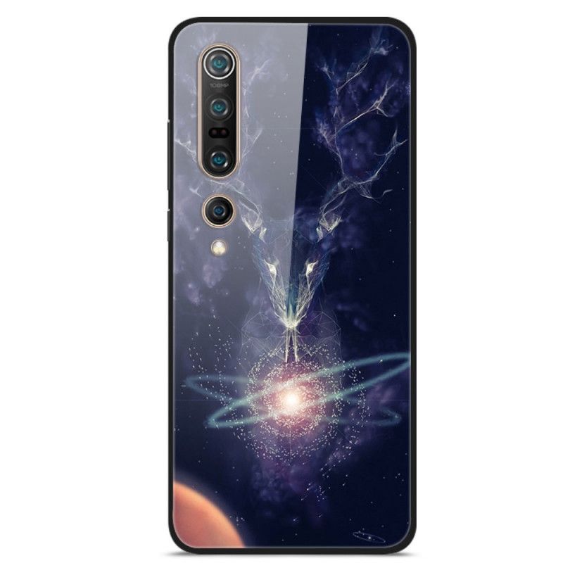 Etui Xiaomi Mi 10 / 10 Pro Hartowane Szkło Z Jeleniem Gwiaździstym