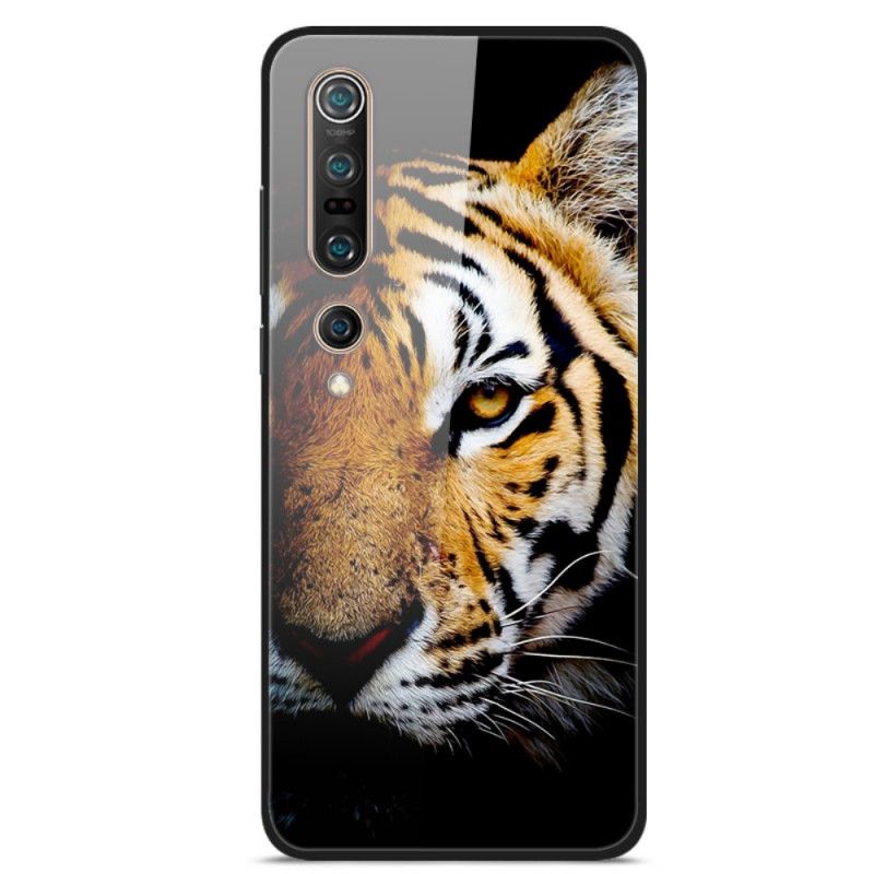 Etui Xiaomi Mi 10 / 10 Pro Realistyczne Szkło Hartowane Tygrysie