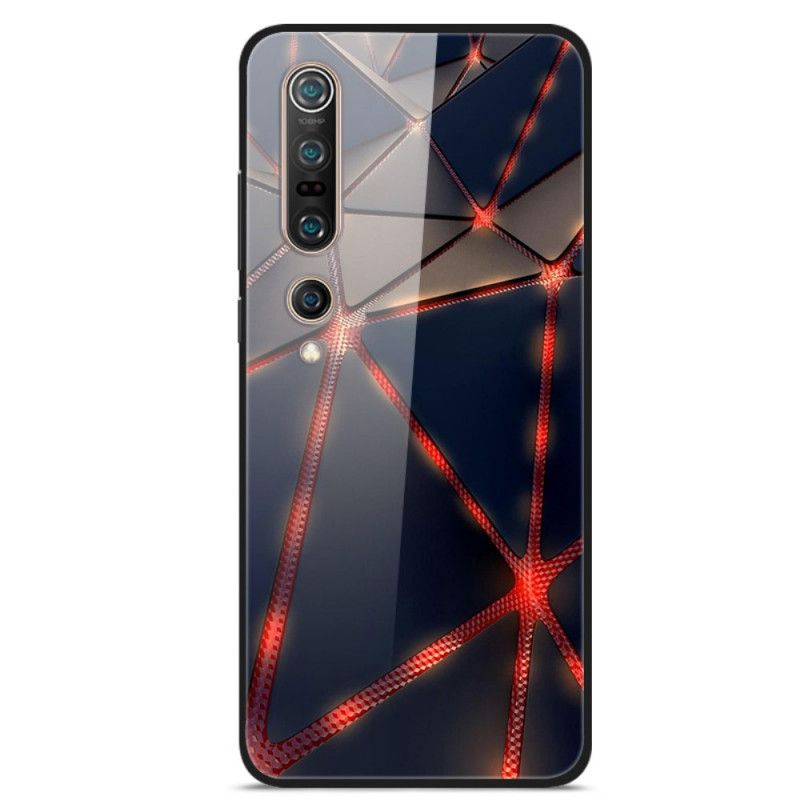 Etui Xiaomi Mi 10 / 10 Pro Szkło Hartowane Z Czerwonym Promieniem