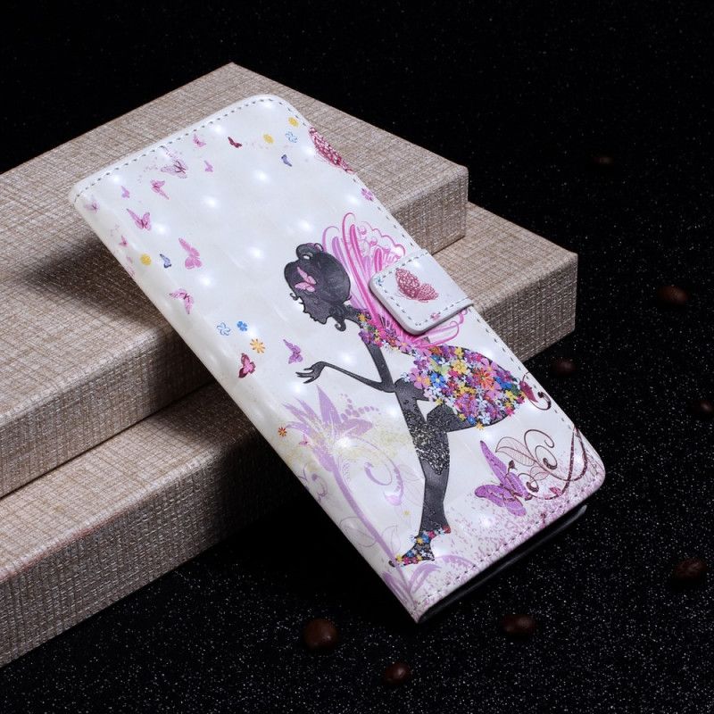 Skórzany Futerał Xiaomi Mi 10 / 10 Pro Etui na Telefon Magiczna Plamka Światła Wróżki