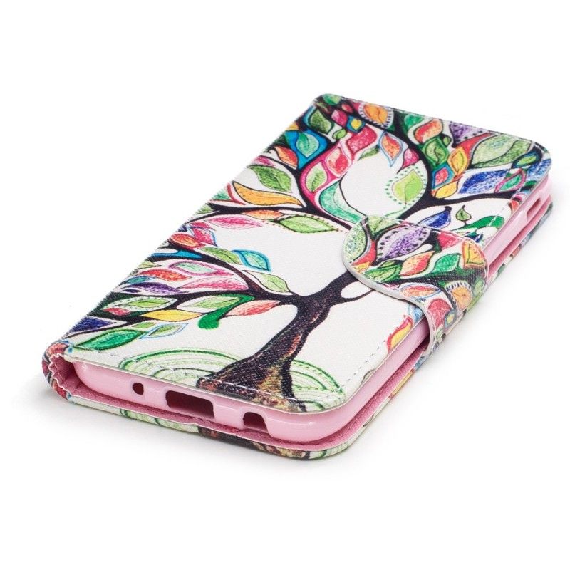 Etui Folio Samsung Galaxy J3 2017 Kolorowe Drzewo