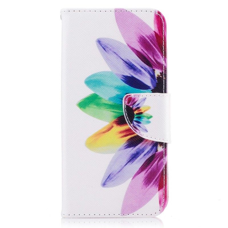 Etui Folio Samsung Galaxy J3 2017 Kwiat Akwareli