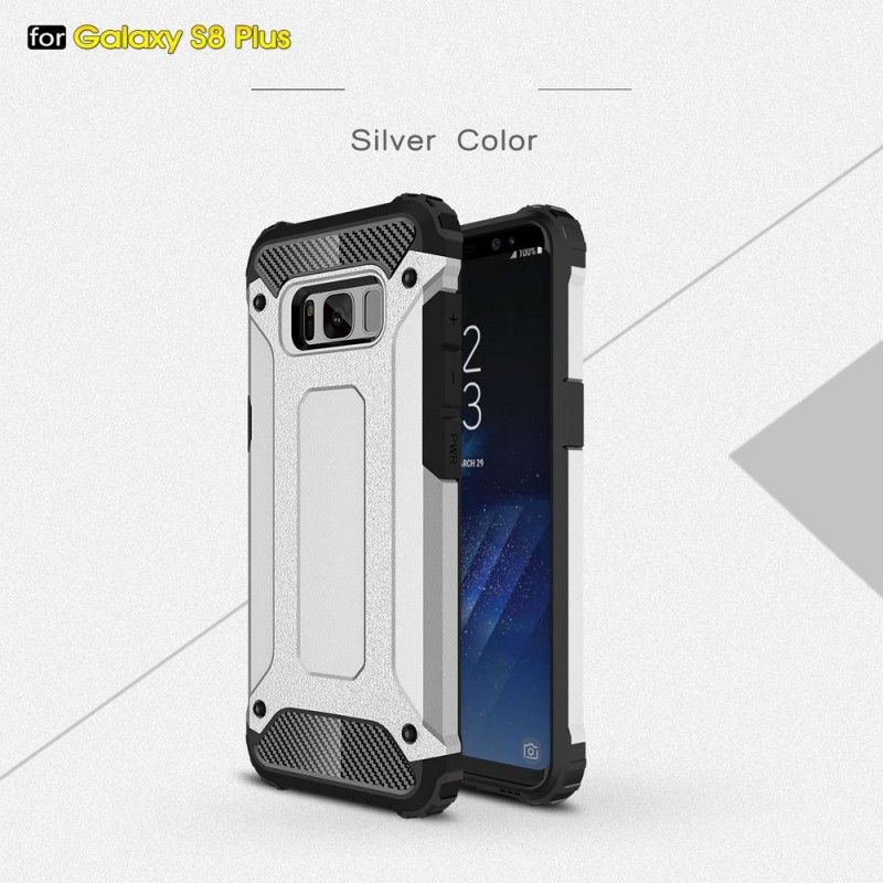 Etui Samsung Galaxy S8 Plus Czerwony Czarny Ocalały Etui Ochronne