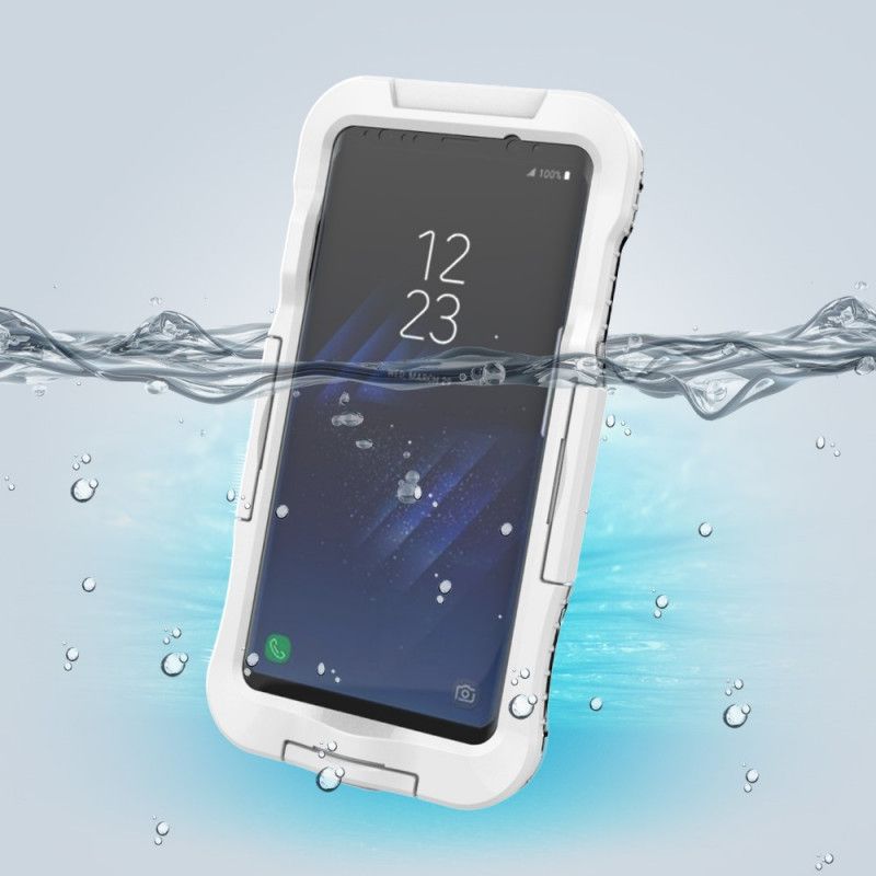 Futerały Samsung Galaxy S8 Plus Biały Czarny Etui na Telefon Wodoodporność 6 M