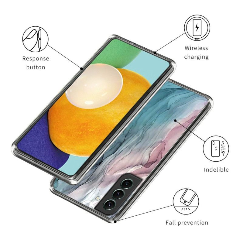 Etui Do Samsung Galaxy S24 5g Kolorowy Abstrakcyjny Marmur